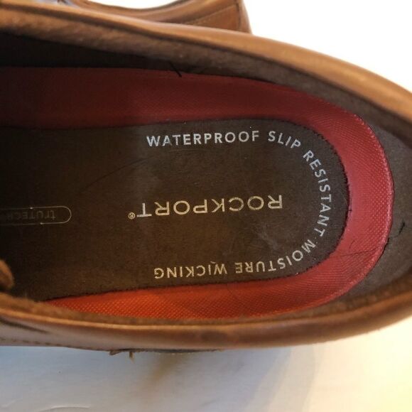 Rockport Essential Detail II cap toe shoe Brown 8 - Picture 6 of 11